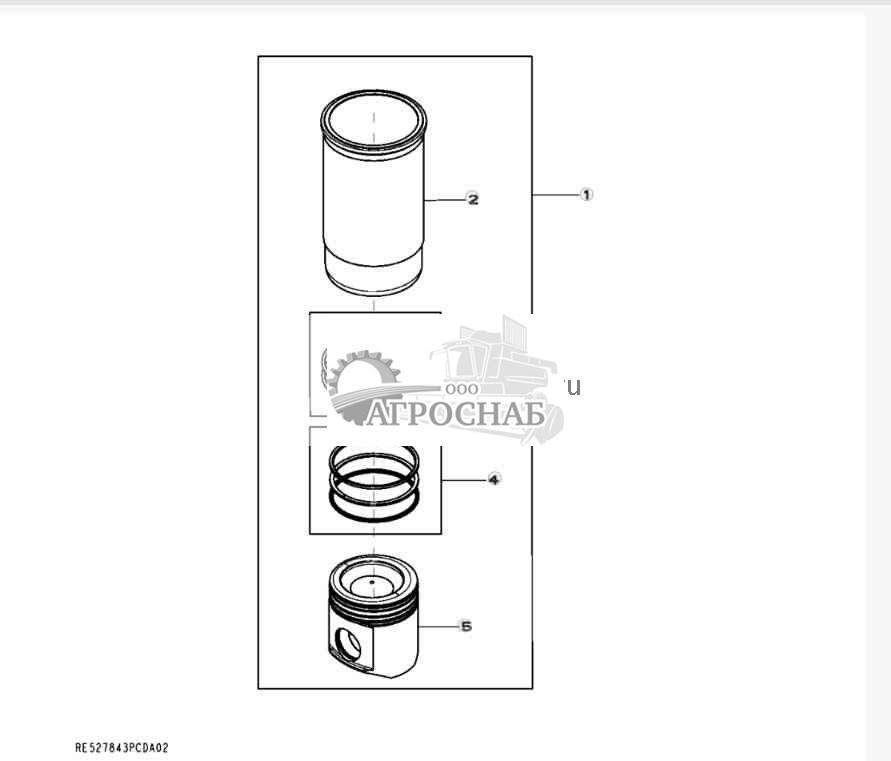 9901 Комплект гильзы поршня 